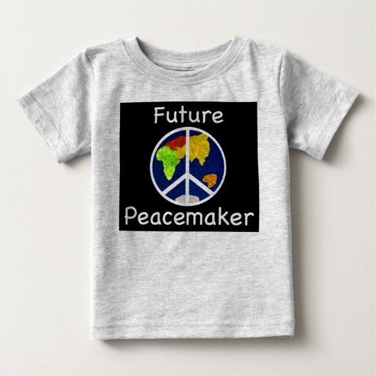 未来の調印者の子供かベビーのTシャツ ベビーTシャツ (正面)