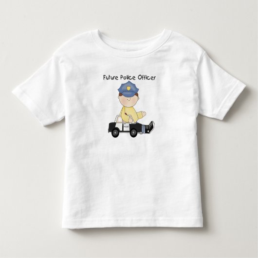 未来の警官のTシャツおよびギフト トドラーTシャツ (正面)