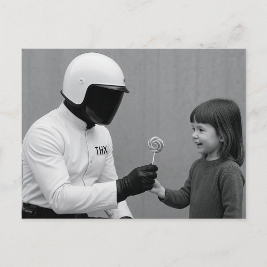 未来の警官 ポストカード (正面)