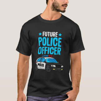 未来の警察官の警官の警官の少年たちトッド Tシャツ