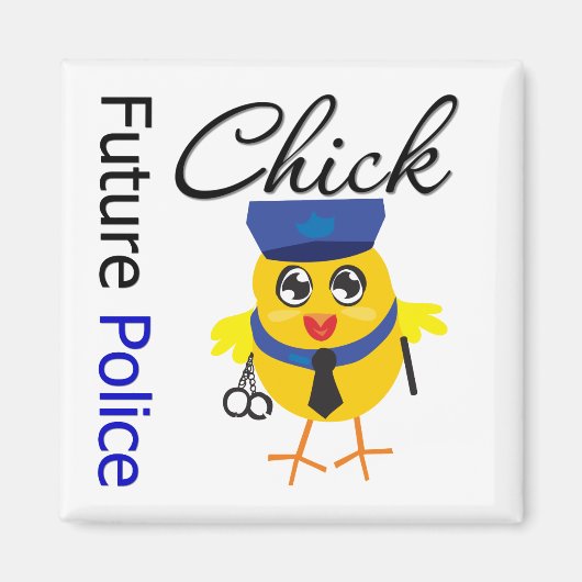 未来の警察 マグネット (正面)