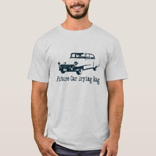 未来の車の乾燥のぼろきれ Tシャツ