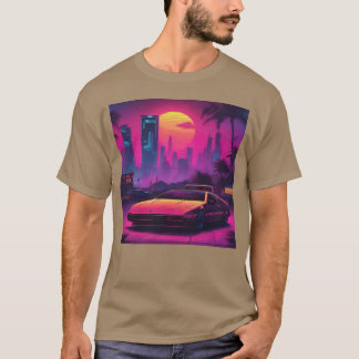 未来の車の少年 Tシャツ