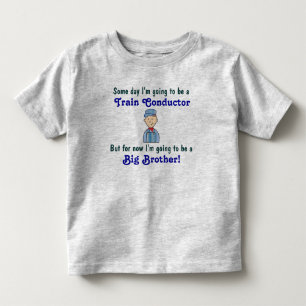 未来の車掌ビッグブラザーシャツ トドラーTシャツ