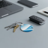 未来の道を模索する実業家 キーホルダー