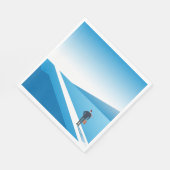 未来の道を模索する実業家 スタンダードランチョンナプキン (角)