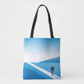 未来の道を模索する実業家 トートバッグ (正面)