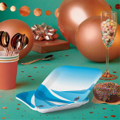 未来の道を模索する実業家 ペーパープレート