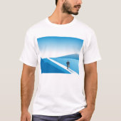 未来の道を模索する実業家 Tシャツ (正面)