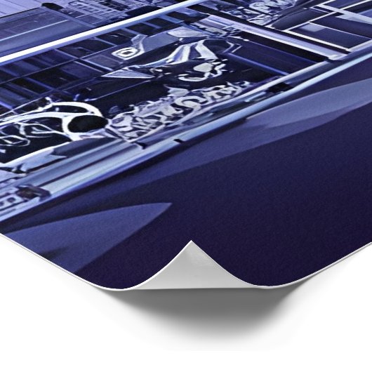 未来の都市 ポスター (角)