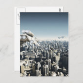 未来の都市 ポストカード (正面/裏面)