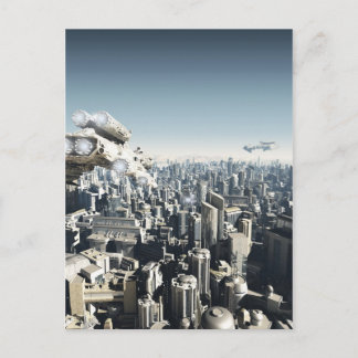 未来の都市 ポストカード