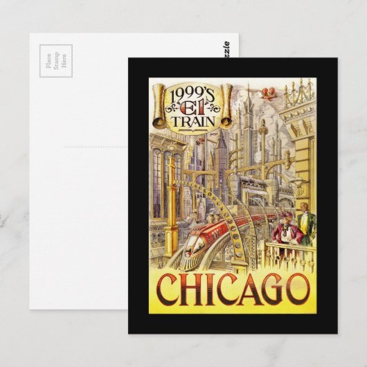 未来の鉄道 ポストカード (正面/裏面)