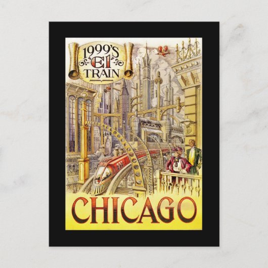 未来の鉄道 ポストカード (正面)