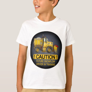 未来の除雪機のトラックの運転手はTシャツをからかいます Tシャツ