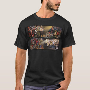 未来の震動の壁画か暴露の引用文の暗闇のワイシャツ Tシャツ