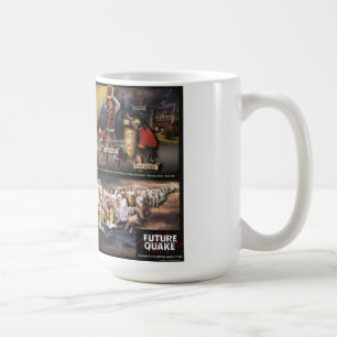 未来の震動の壁画のマグ コーヒーマグカップ