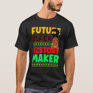 未来の黒人歴史家アフリカ誇りを持ったアメリカ人 Tシャツ