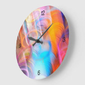 "未来の"時計への腕輪 ラージ壁時計 (傾斜)