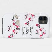 未来のBride To Be Wedding夫人の鳥 Case-Mate iPhoneケース (裏面(横))