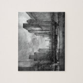 未来のBWの方に見る都市-シカゴ、IL - ジグソーパズル (縦)