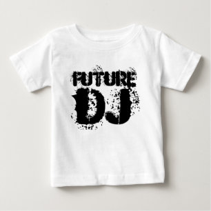 未来のdjのベビー、子供の幼児のTシャツのベストのロンパース ベビーTシャツ