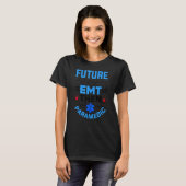 未来のEmtその後救急医療隊員Emsファーストレスポンダー Tシャツ (正面フル)