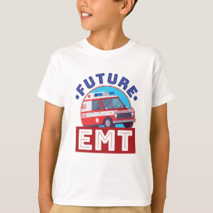 未来のEMT救急医療隊員救急車 Tシャツ