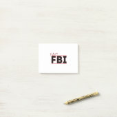 未来のFBI ポストイット (デスク上)