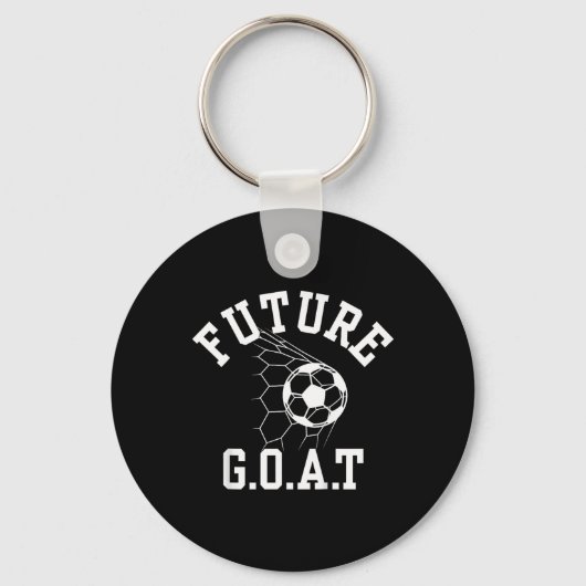 未来のG.o.a.t、史上最高のサッカー選手 キーホルダー (正面)