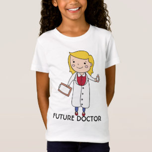 未来のGirl博士の金髪 Tシャツ