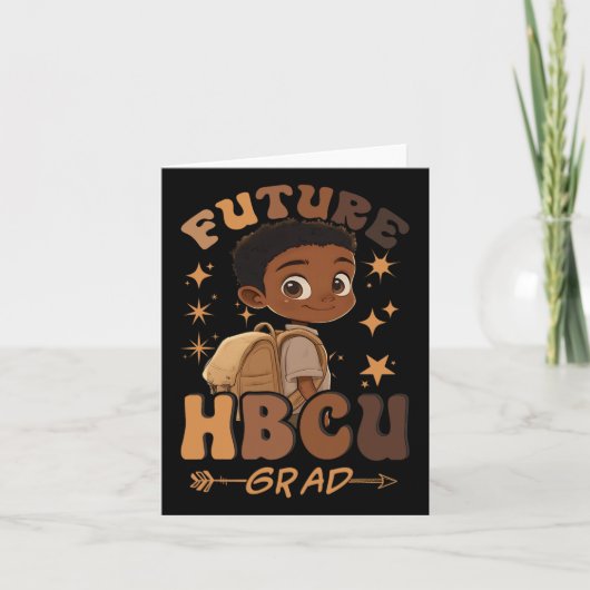 未来のHbcu卒業歴ブラックボーイ卒業Hbcu カード (正面)