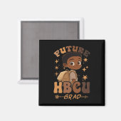 未来のHbcu卒業歴ブラックボーイ卒業Hbcu マグネット (正面/裏面)