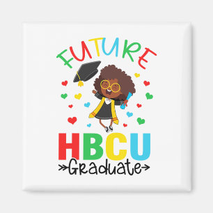 未来のHBCU卒業生女子 卒業式 HBCU 未来の大学生 マグネット