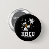 未来のHBCU卒業生 歴史 ブラックカレッジ 若者 黒人 缶バッジ (正面&裏面)