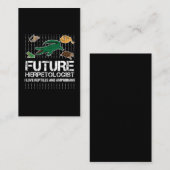 未来のHerpetologistのハ虫類および水陸両生動物 名刺 (正面/裏面)