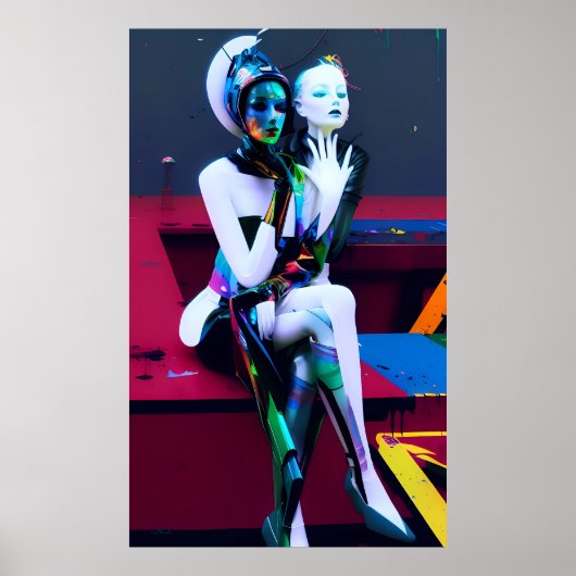 未来のKen Gage Sci-Fiに座る ポスター (正面)