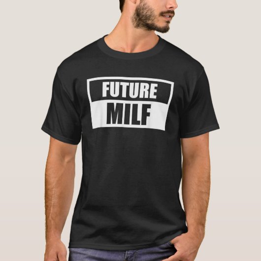 未来のMILF妊娠中のお母さん期待 Tシャツ (正面)