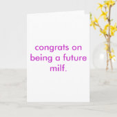 未来のmilf カード (黄色い花)