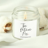 未来のMrs.とあなたの名前 | 現代の美しさのギフト スクエアシール