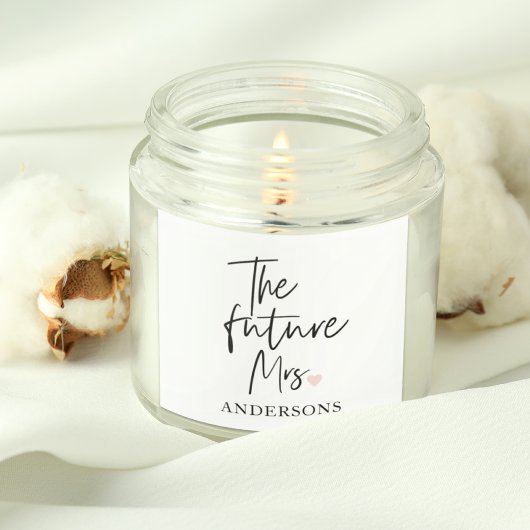 未来のMrs.とあなたの名前 | 現代の美しさのギフト スクエアシール