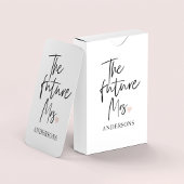 未来のMrs.とあなたの名前 | 現代の美しさのギフト トランプ