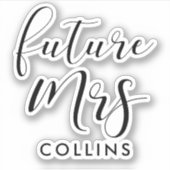 未来のMrs. 未来の花嫁 シール (正面)
