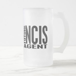 未来のNCISの代理店 フロストグラスビールジョッキ