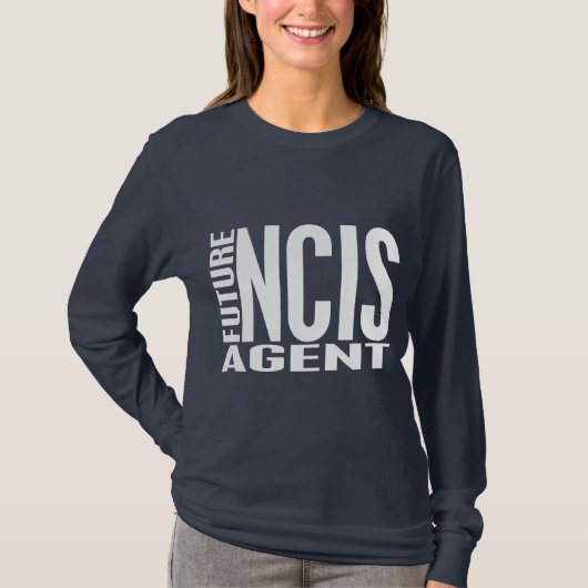 未来のNCISの代理店 Tシャツ (正面)