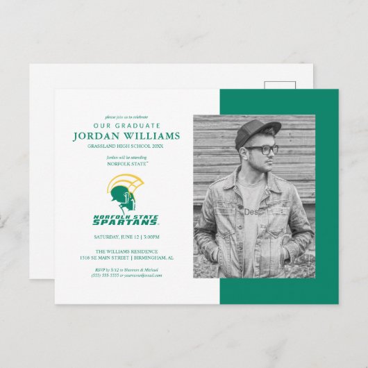 未来のNSUスパルタン卒業生 案内ポストカード (正面/裏面)