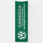 未来のNWミズーリ州州卒業 横断幕 (縦)