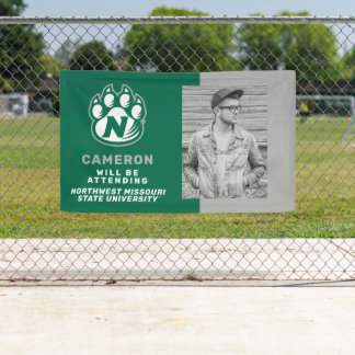 未来のNWミズーリ州州卒業 横断幕