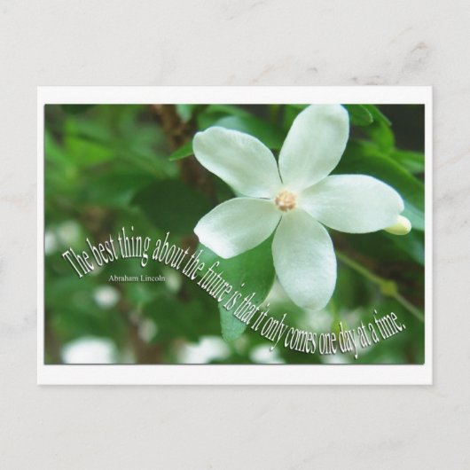 未来のOne Day At A Timeはがき ポストカード (正面)