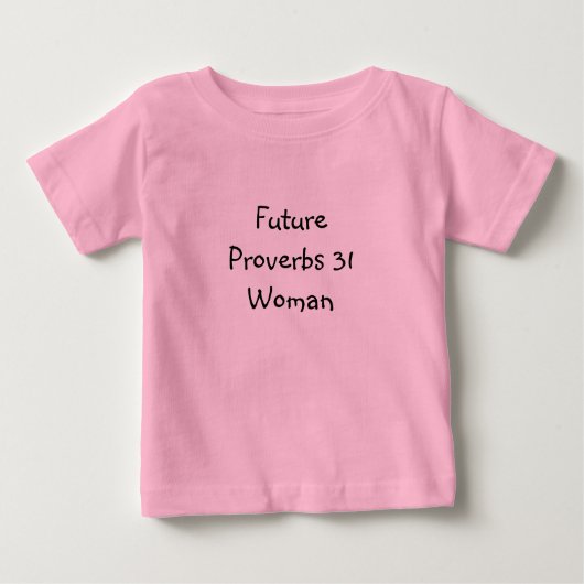 未来のP31女性 ベビーTシャツ (正面)